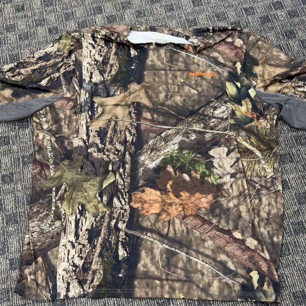 Nomad Woodland Camo Mossy Oak  Dri-Fit Short Sleeve  Sleeve Shirt‎ XXXL